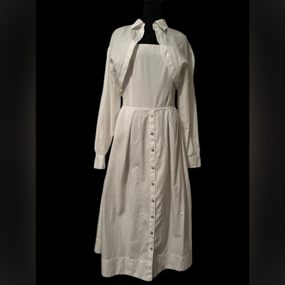 Free People Isley Midi (EUC; White; XL)